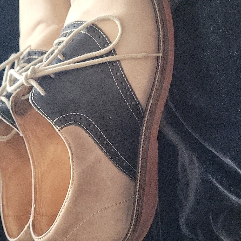 Nordstrom 1901 Two-Tone Leather Oxford Men's Shoes - Picture 7 of 9